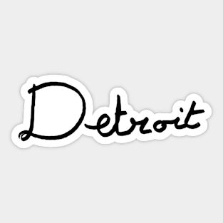 Detroit Sticker